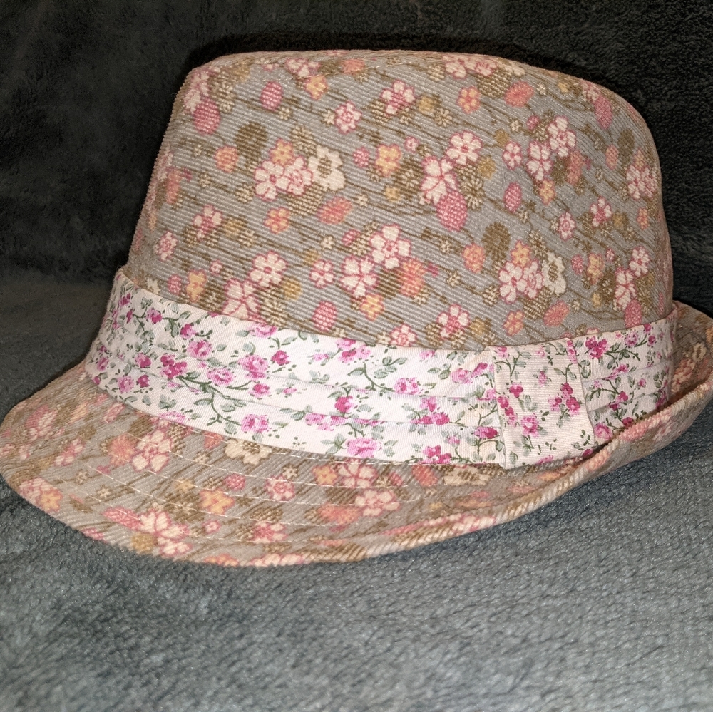 Floral fedora